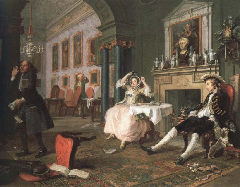 William Hogarth shortly after the marriage China oil painting art